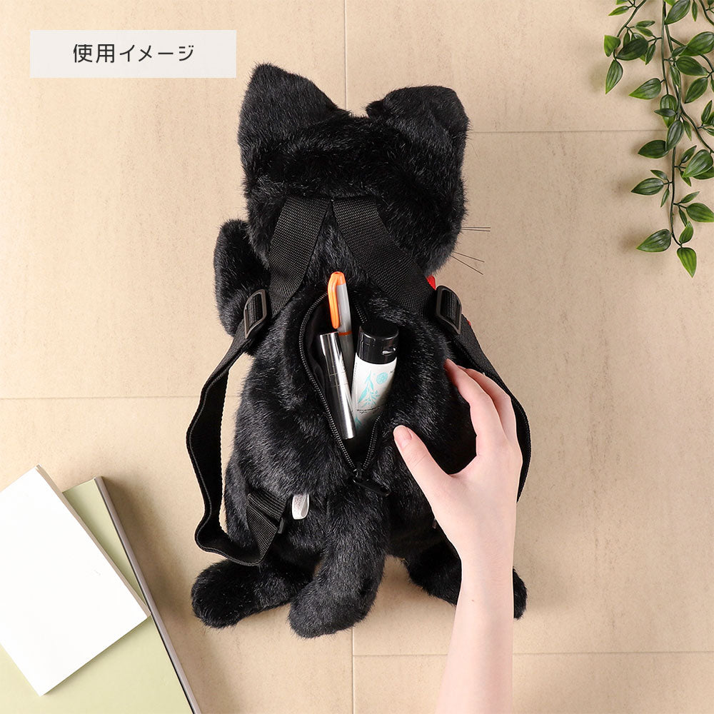 Kiki's Delivery Service Plush Jiji Backpack - official view 2