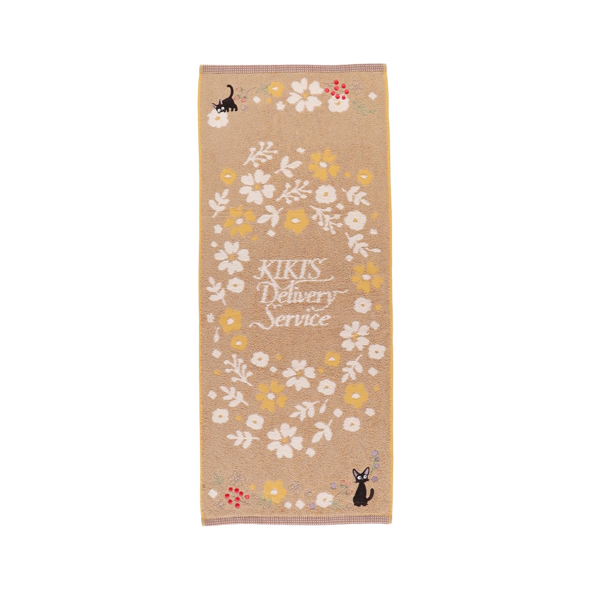 Kiki's Delivery Service - Sepia Flower Towels (4 Types) - Face Towel - official view 9