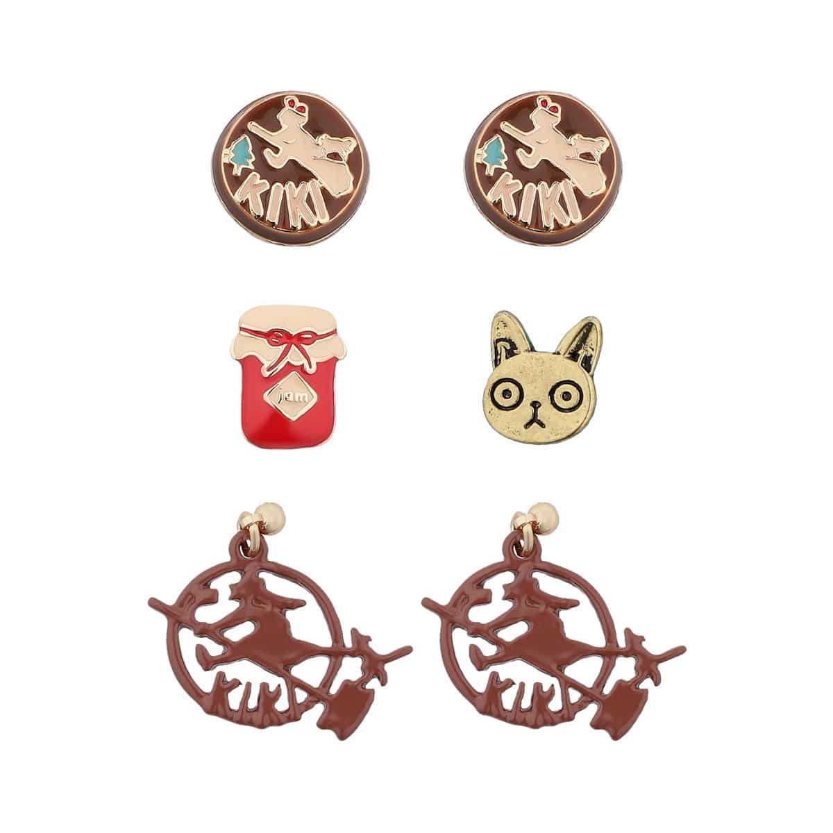 Kiki's Delivery Service Sweets Pierced Earrings Complete Set Of 4 Types - official view 6