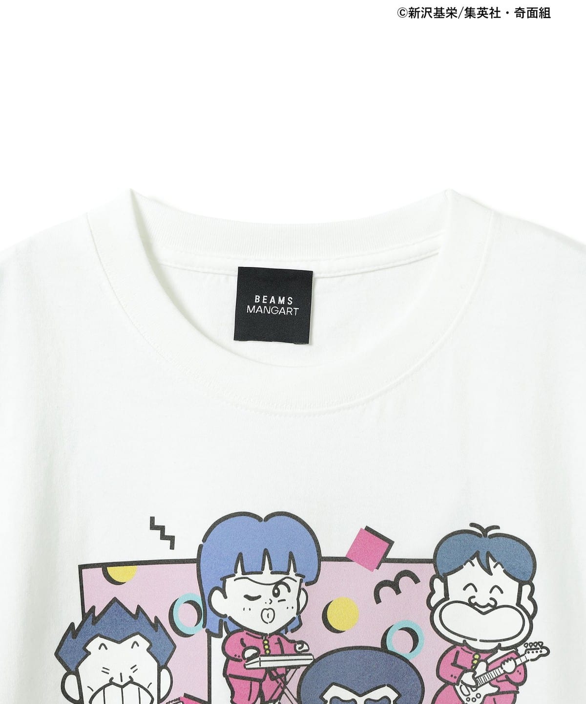 High School! Kimengumi x BEAMS MANGART - Fancy Short Sleeve T-Shirt — official product photo 5