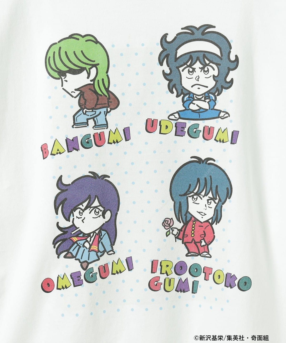 High School! Kimengumi x BEAMS MANGART - Leaders Fancy Long Sleeve T-Shirt — official product photo 5