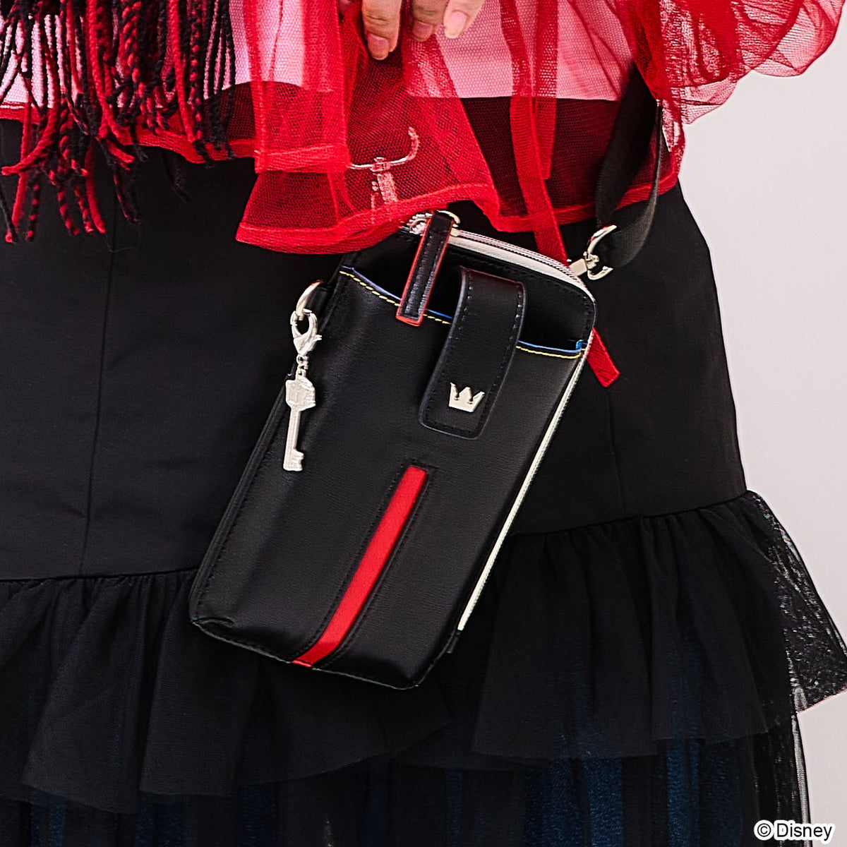 Kingdom Hearts × SuperGroupies — Sora Model Shoulder Multi-Pouch, official product view 1