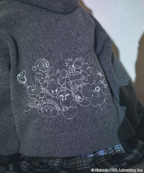 Kirby design knit hoodie - official product photo 16