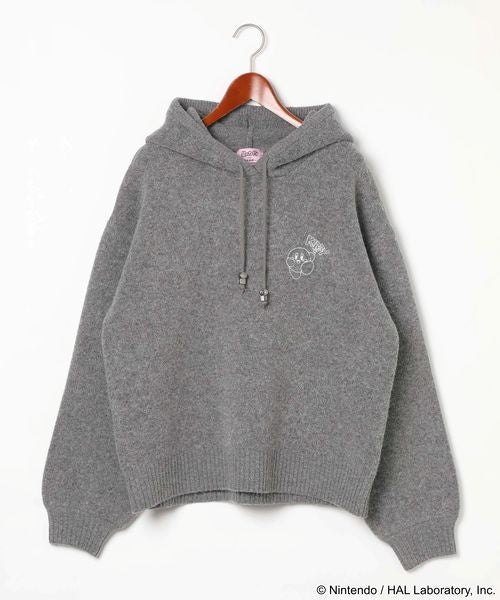 Kirby design knit hoodie - official product photo 38