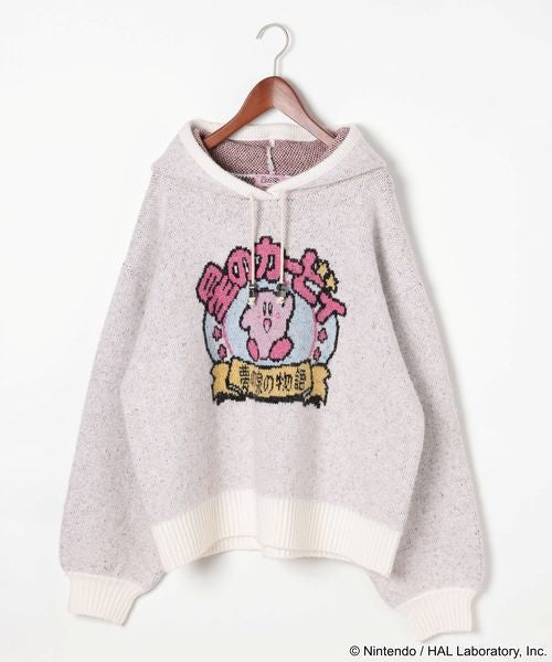 Kirby design knit hoodie - official product photo 42