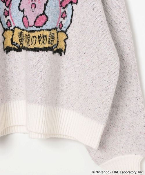 Kirby design knit hoodie - official product photo 46