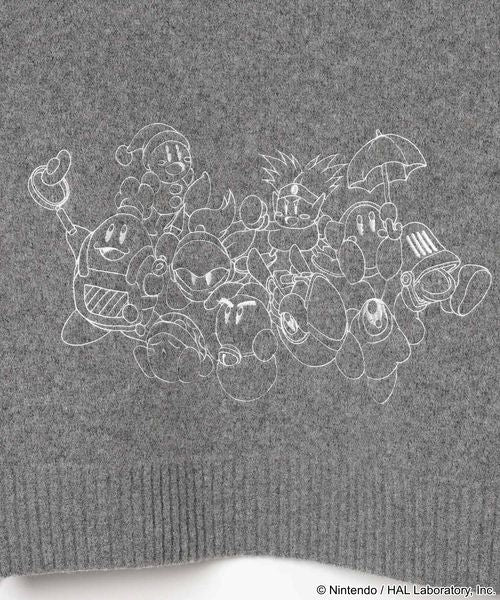 Kirby design knit hoodie - official product photo 51