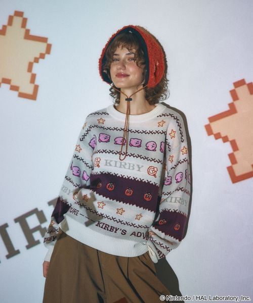Kirby fair isle knit sweater - official product photo 7