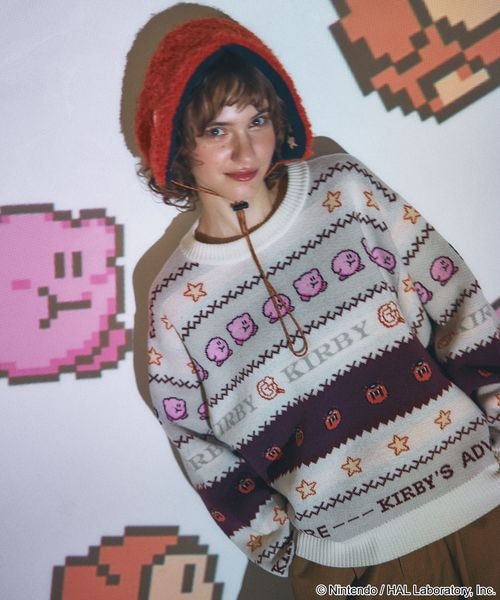Kirby fair isle knit sweater - official product photo 10