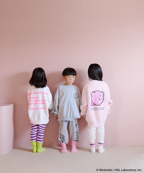 Kirby kids fluffy knit cardigan - official product photo 3