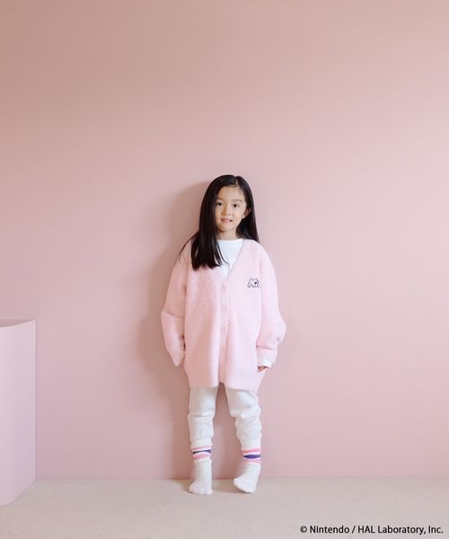Kirby kids fluffy knit cardigan - official product photo 5