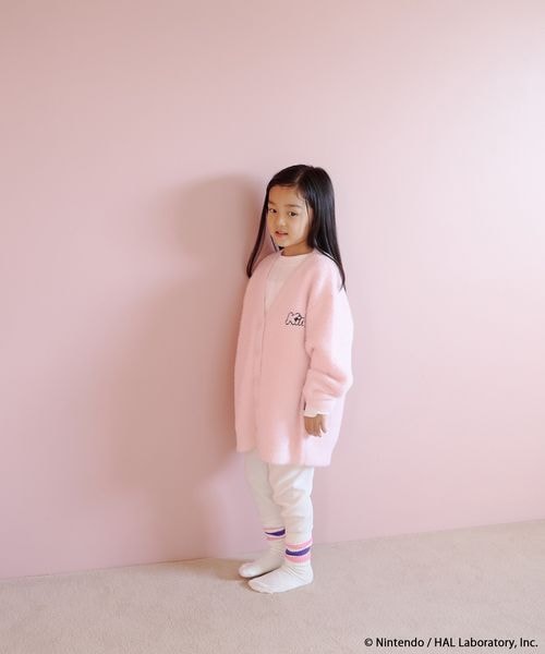 Kirby kids fluffy knit cardigan - official product photo 6