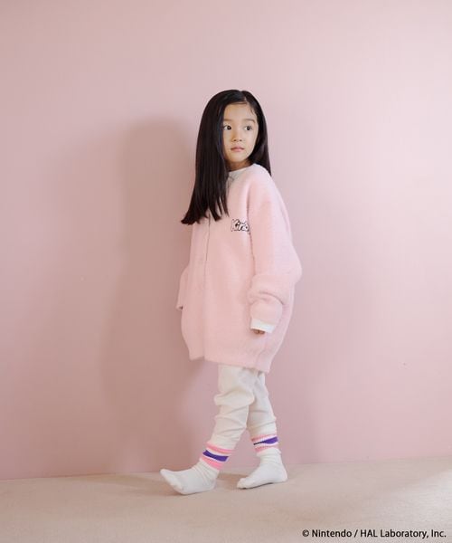Kirby kids fluffy knit cardigan - official product photo 8
