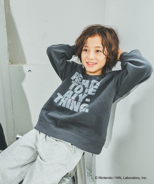Kirby kids quick-dry graphic sweatshirt - official product photo 30