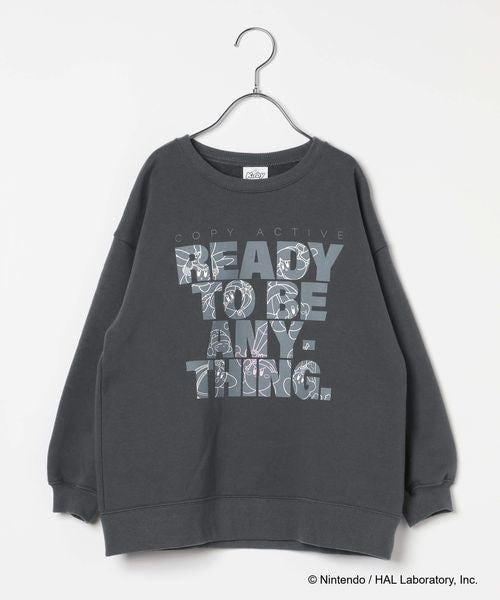 Kirby kids quick-dry graphic sweatshirt - official product photo 37
