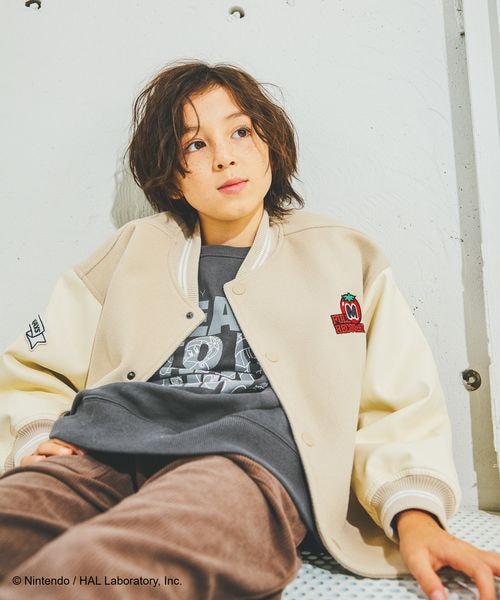 Kirby kids varsity jacket - official product photo 6