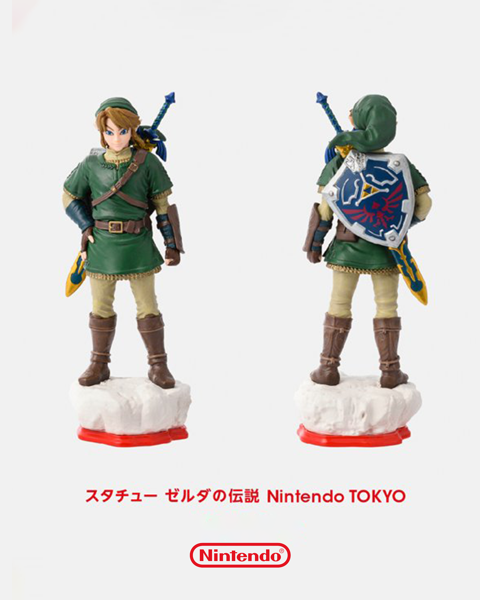 ゼルダの伝説 リンク Nintendo TOKYO スタチューZELDA LINK FIGURE THE LEGEND OF ZELDA NINTENDO OFFICIAL STORE