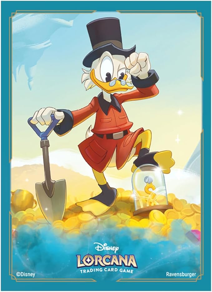 DISNEY LORCANA JAPANESE VERSION OFFICIAL CARD SLEEVE - SCROOGE MCDUCK: THE WORLD'S RICHEST DUCK