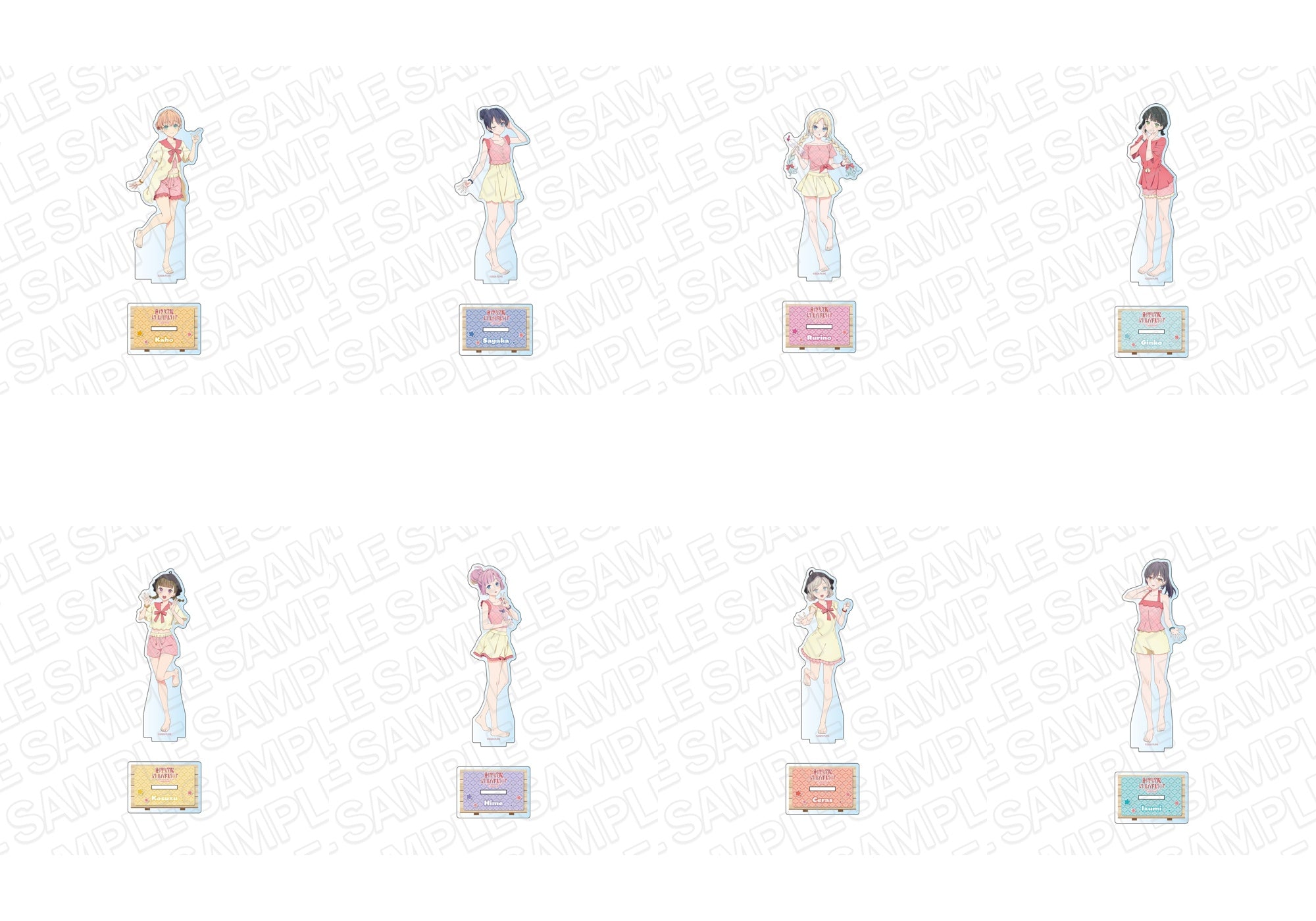 ALOHA限定 スタンド Love Live Hasunosora Sauna Acrylic Stands | JumpIchiban