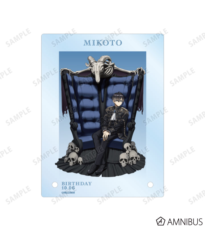 MILGRAM A6 Acrylic Panel Mikoto Birthday Ver. Vol. 3 - official product view 4