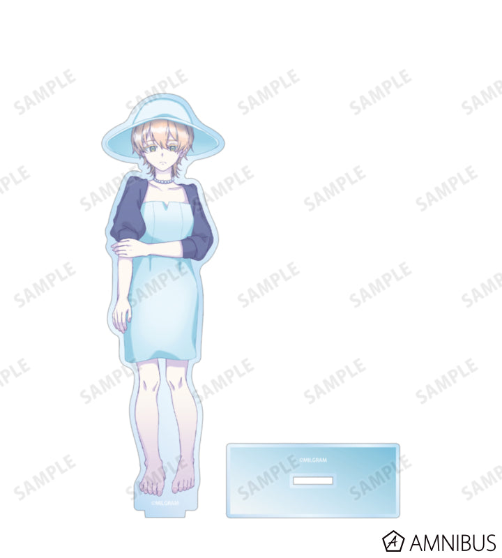 MILGRAM BIG Acrylic Stand Sea Breeze Footprints Ver. (11 Types) - official product view 11
