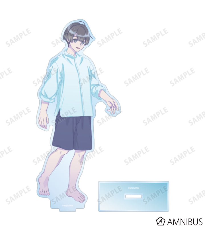 MILGRAM BIG Acrylic Stand Sea Breeze Footprints Ver. (11 Types) - official product view 21