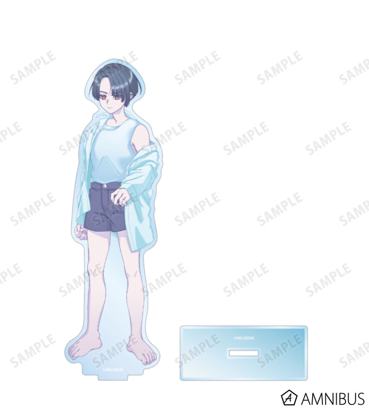 MILGRAM BIG Acrylic Stand Sea Breeze Footprints Ver. (11 Types) - official product view 23