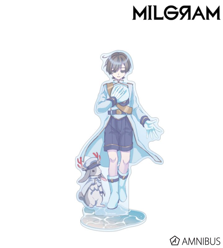 MILGRAM Extra Large Acrylic Stand Sea Breeze Footprints Ver. (11 Types) - official product view 2