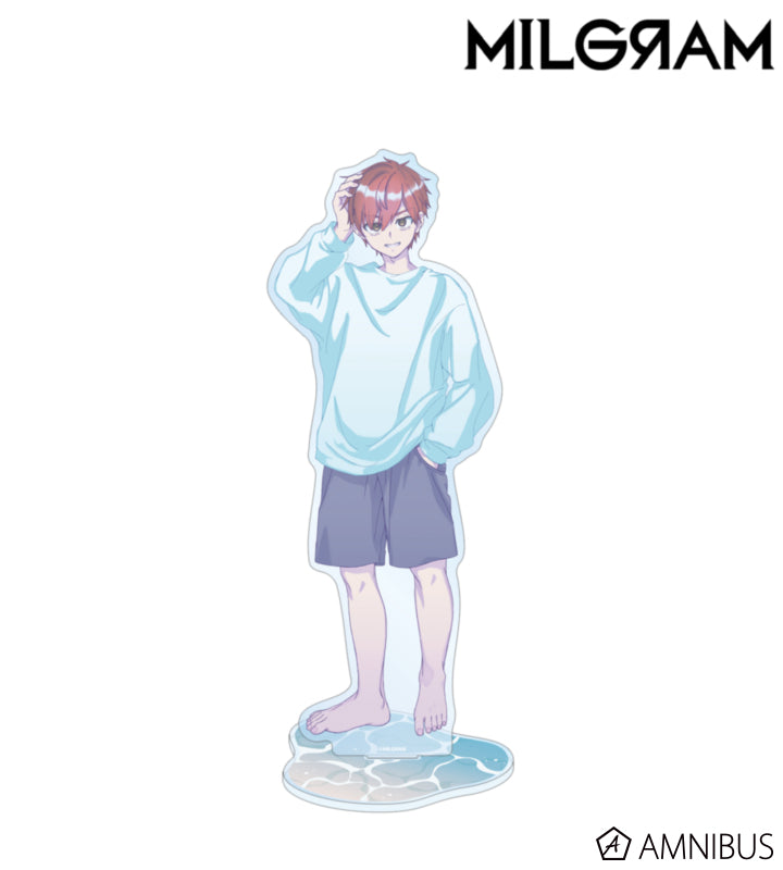 MILGRAM Extra Large Acrylic Stand Sea Breeze Footprints Ver. (11 Types) - official product view 11