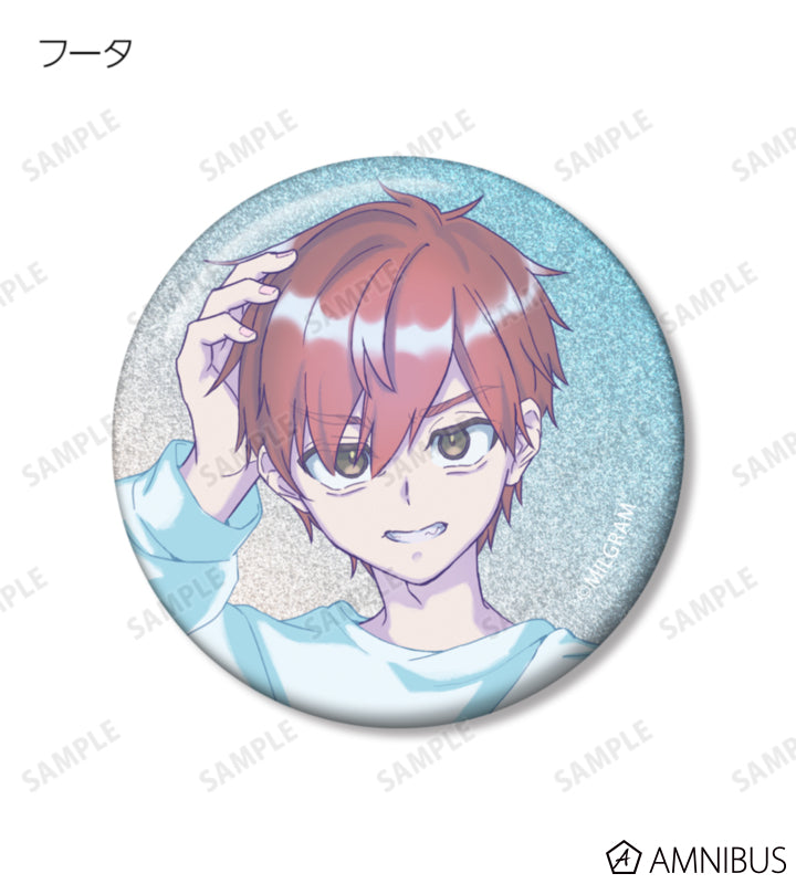 MILGRAM Trading Glitter Badges Sea Breeze Footprints Ver. BOX of 12 - official product view 6