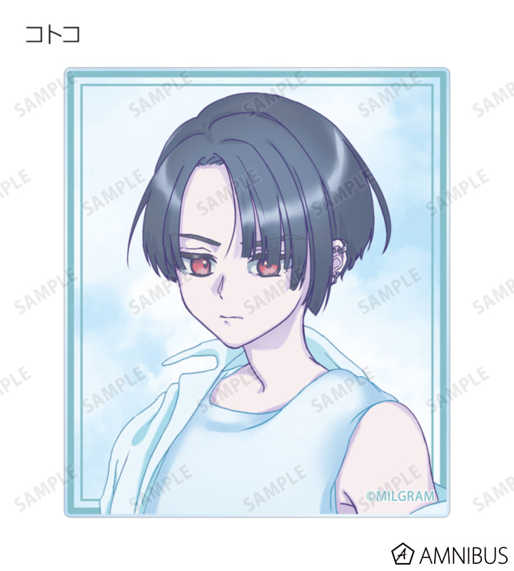 MILGRAM Trading Acrylic Cards Sea Breeze Footprints Ver. BOX of 12 - official product view 13