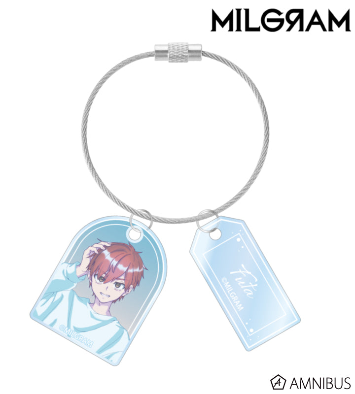 MILGRAM Double Wire Acrylic Keychain Sea Breeze Footprints Ver. (11 Types) - official product view 13