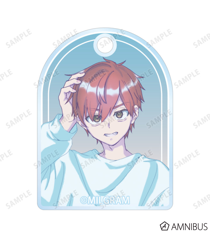 MILGRAM Double Wire Acrylic Keychain Sea Breeze Footprints Ver. (11 Types) - official product view 14