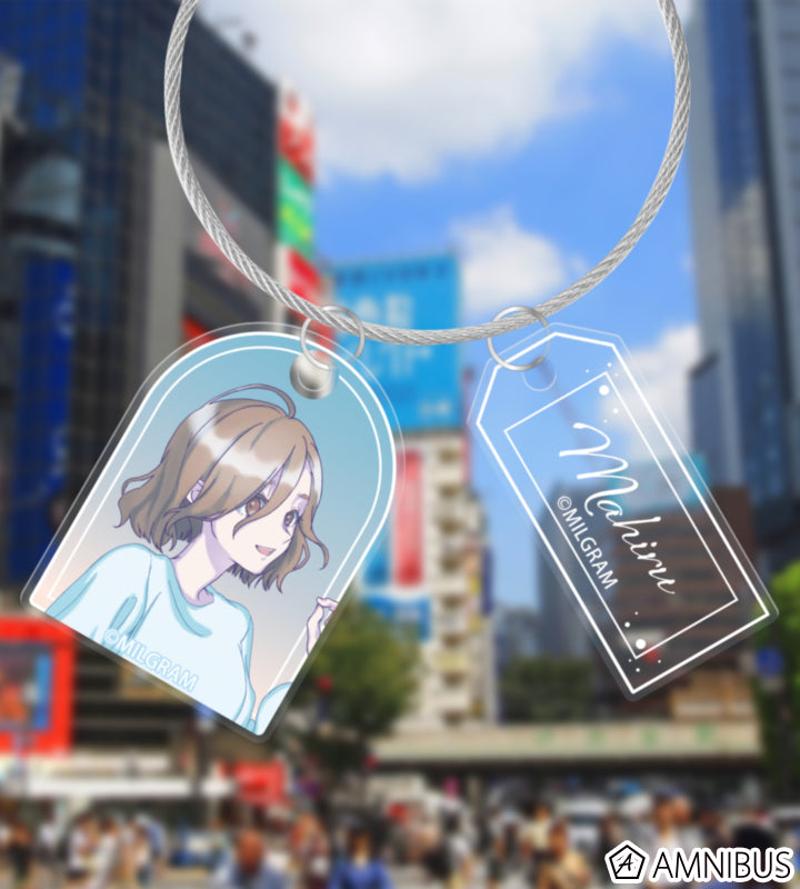 MILGRAM Double Wire Acrylic Keychain Sea Breeze Footprints Ver. (11 Types) - official product view 28