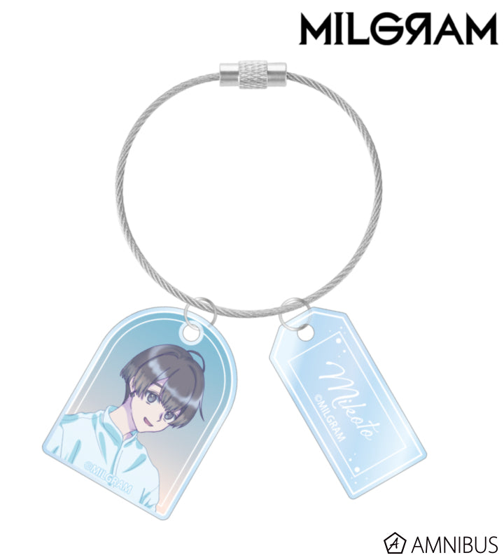 MILGRAM Double Wire Acrylic Keychain Sea Breeze Footprints Ver. (11 Types) - official product view 37