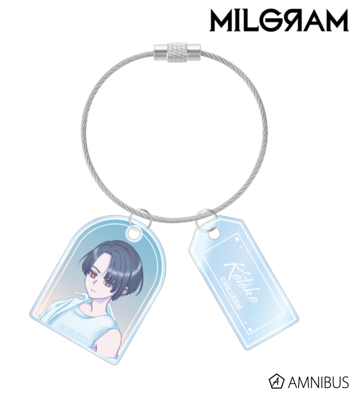 MILGRAM Double Wire Acrylic Keychain Sea Breeze Footprints Ver. (11 Types) - official product view 41