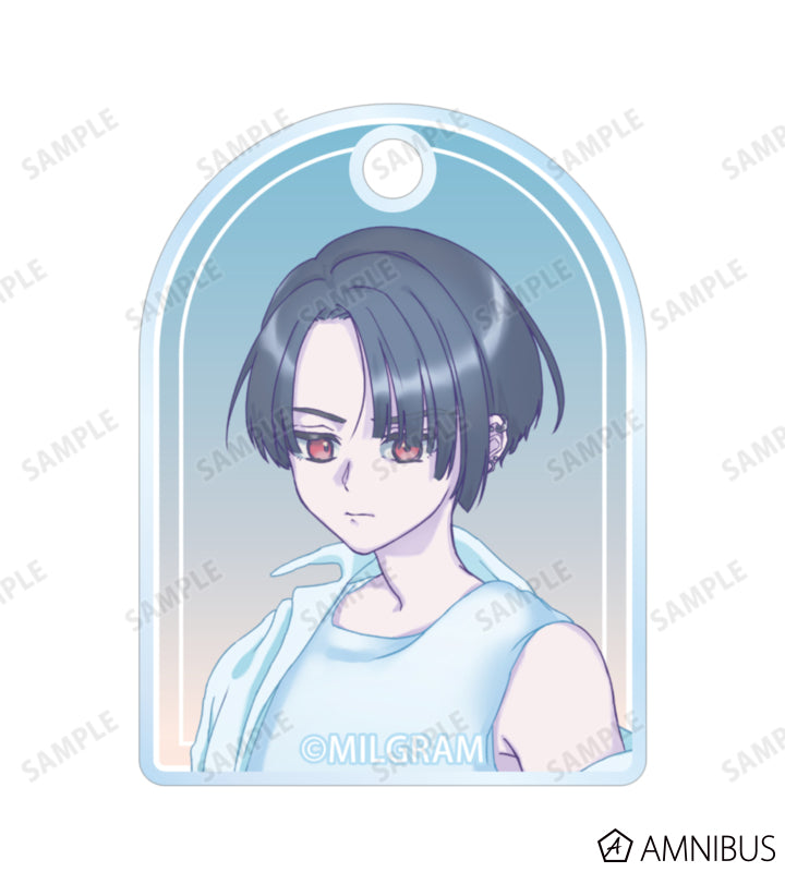 MILGRAM Double Wire Acrylic Keychain Sea Breeze Footprints Ver. (11 Types) - official product view 42