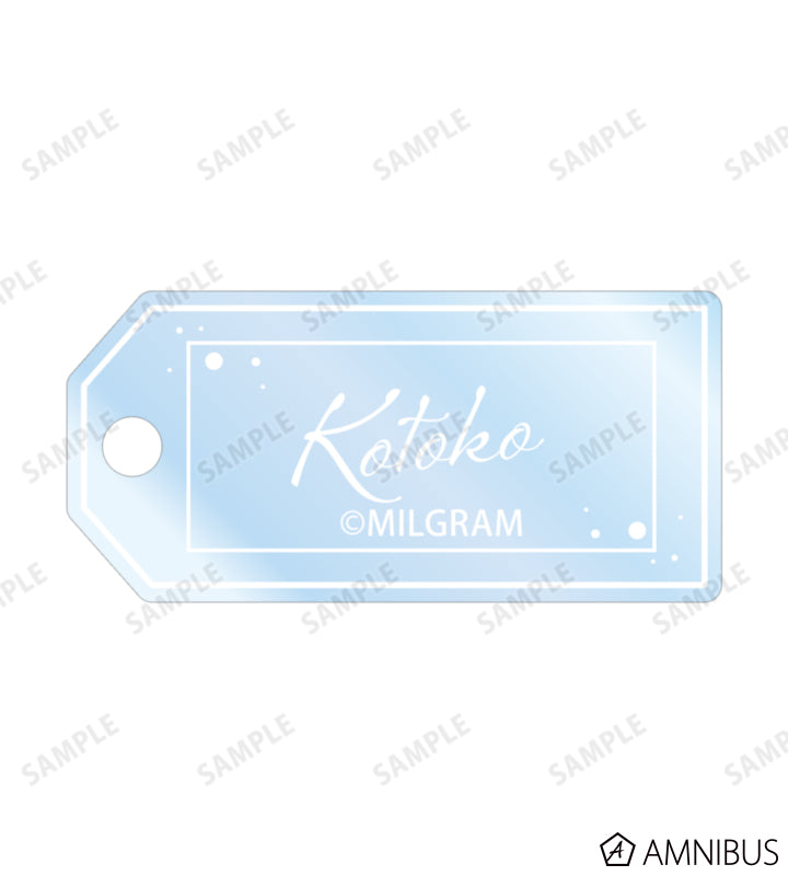 MILGRAM Double Wire Acrylic Keychain Sea Breeze Footprints Ver. (11 Types) - official product view 43