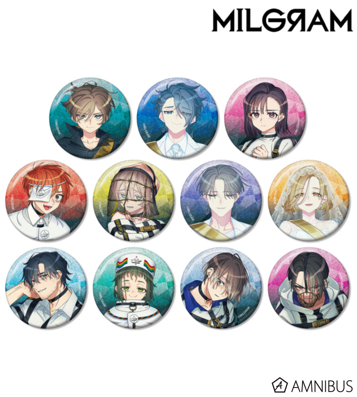 MILGRAM Trading Glitter Badges Vol. 3 BOX of 11 - official product view 1