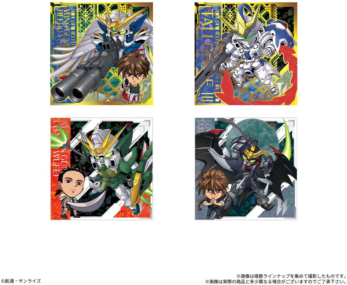 Mobile Suit Gundam Niformation Sticker Wafers Vol.6 - Ketsubetsu no Toki Box (20 Packs) - collectible designs, image 4