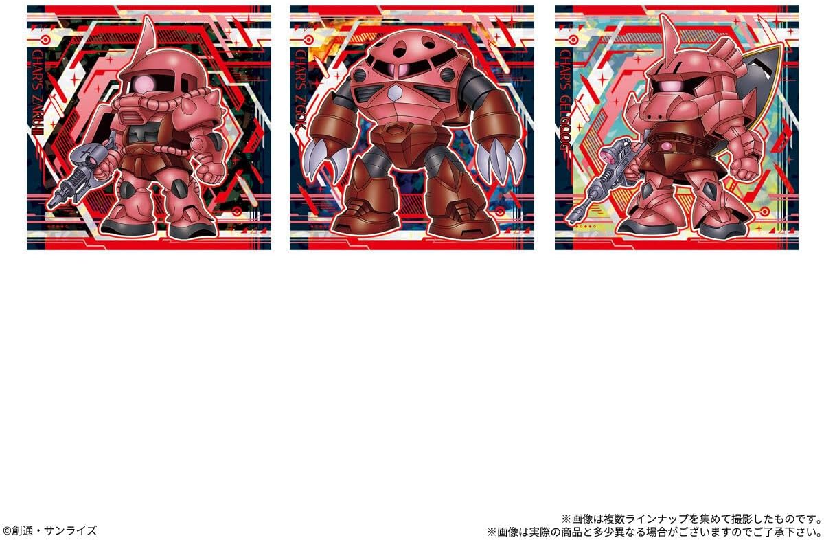 Mobile Suit Gundam Niformation Sticker Wafers Vol.6 - Ketsubetsu no Toki Box (20 Packs) - collectible designs, image 8