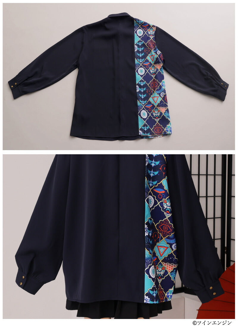 Mononoke The Movie Favorite medicine seller asymmetrical shirt - official product view 15