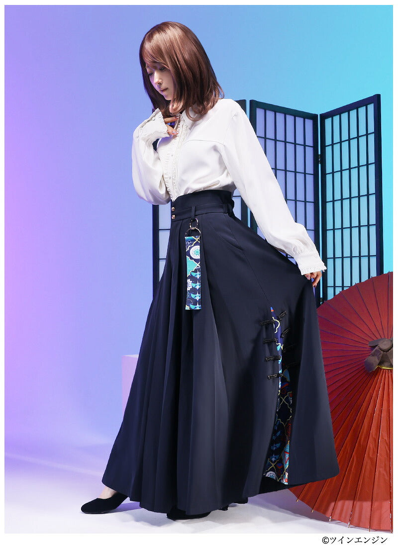 Mononoke The Movie Favorite medicine seller hakama style wide leg pants - official product view 9