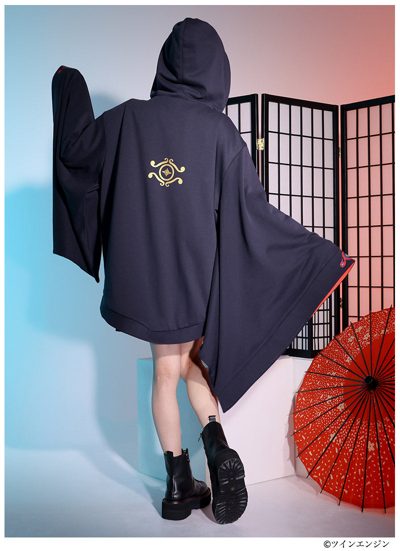 Mononoke The Movie Favorite medicine seller japanese sleeve hoodie haori - official product view 5