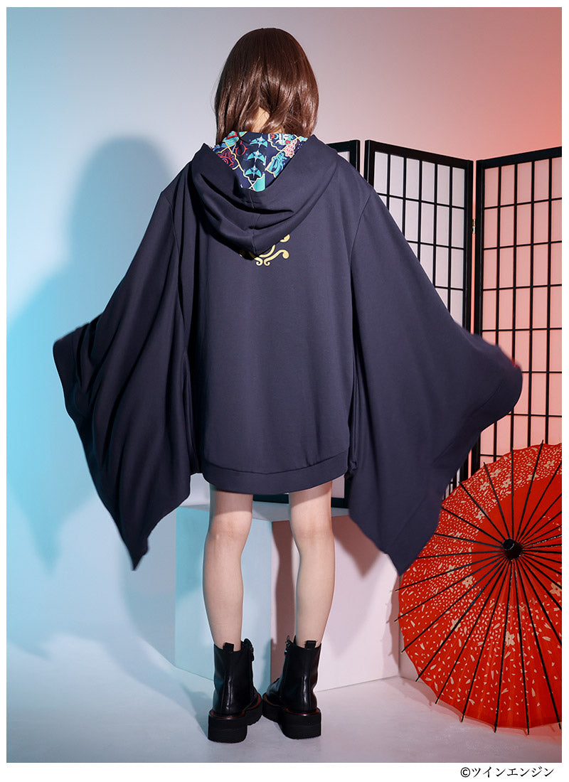 Mononoke The Movie Favorite medicine seller japanese sleeve hoodie haori - official product view 10