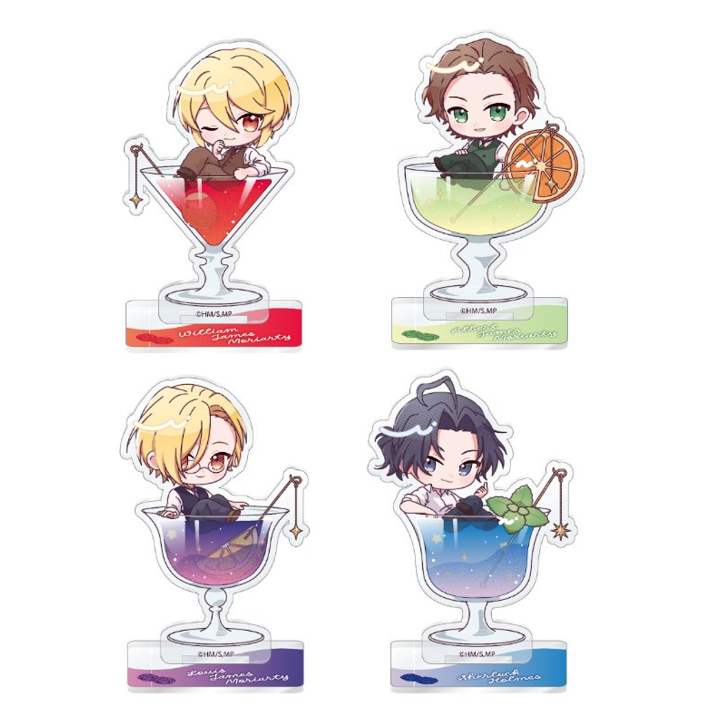 Moriarty the Patriot - complete set of 4 Cocktail acrylic stands