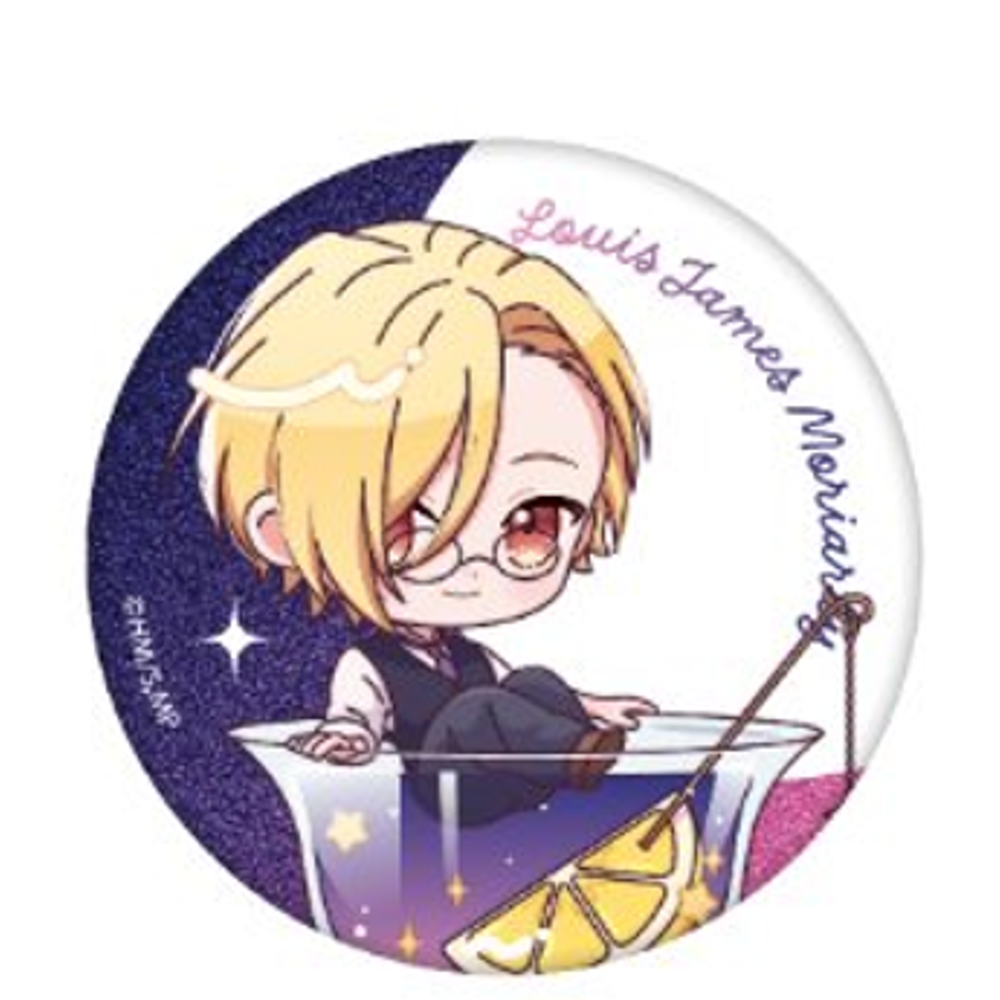 Glitter Can Badge - Cocktail Ver. - Louis James Moriarty