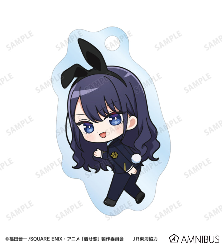 My Dress-Up Darling x Oshi Tabi / JR Tokai - Marin Kitagawa (Arisa) - Chibi Station Attendant Ver. Double Wire Acrylic Keychain - official product image 2