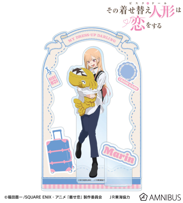 My Dress-Up Darling x Oshi Tabi / JR Tokai - Marin Kitagawa - Crane Game Ver. Acrylic Diorama Stand - official product image 1