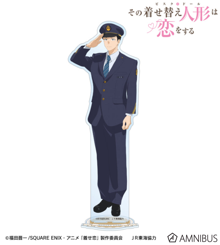 My Dress-Up Darling x Oshi Tabi / JR Tokai - Wakana Gojo - Station Attendant Ver. BIG Acrylic Stand - official product image 1